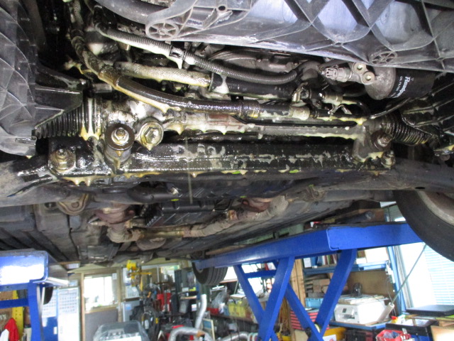 オイル漏れ清掃